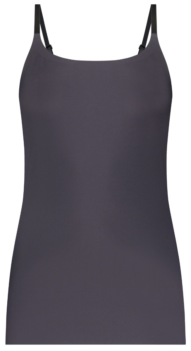 Dames Secrets Spaghetti Top Anthracite