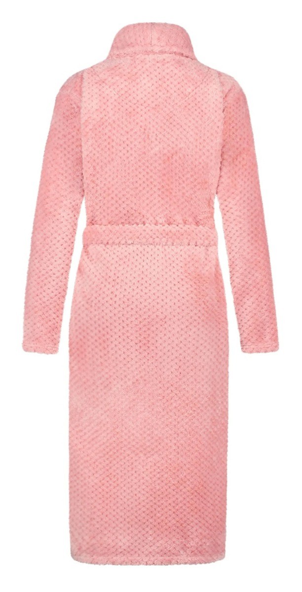 Dames Badjas Fleece Blush Dot