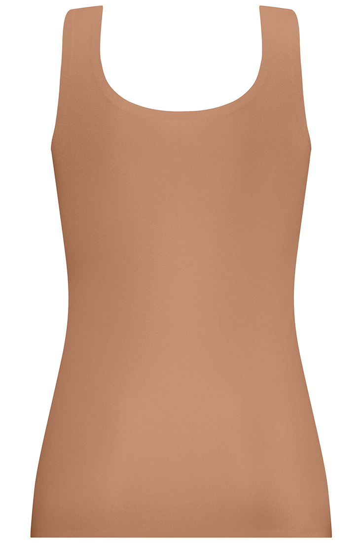 Dames Secrets Lace Singlet Hazelnut