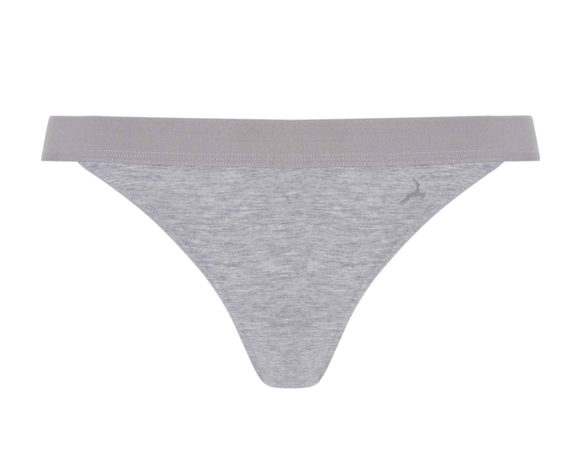 Dames Fine 2-Pack Tanga Slip Grijs