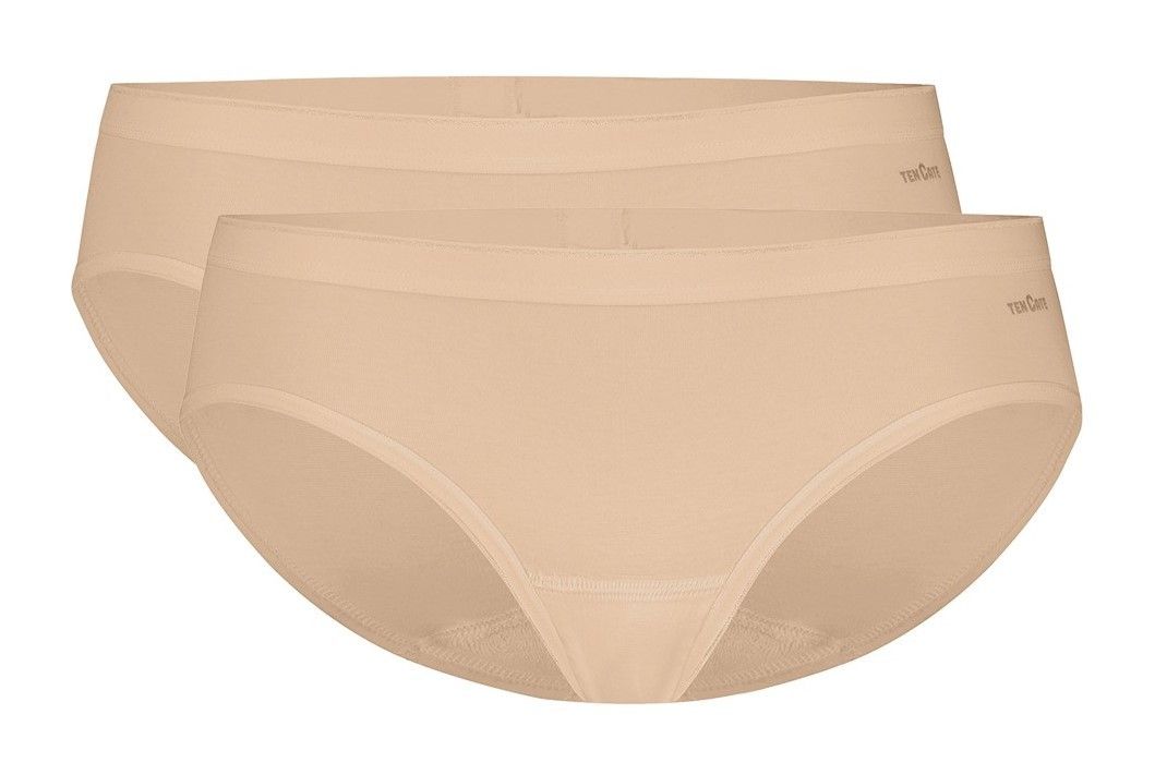 Ten Cate Basics Organic Cotton Stretch Dames Bikini 2 Pack Beige 029